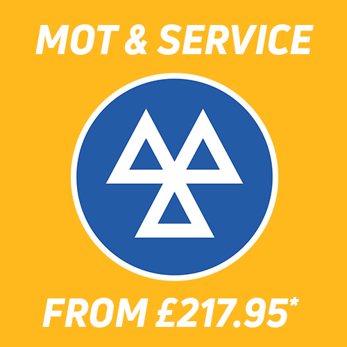 Save When You Book An MOT & Service Together! Prices from &pound;217.95.