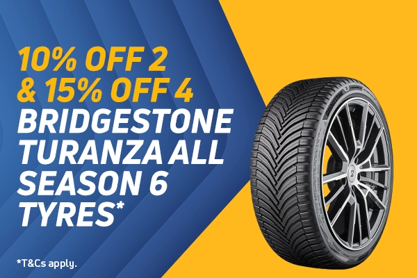 15% off 4 Turanza All Season 6