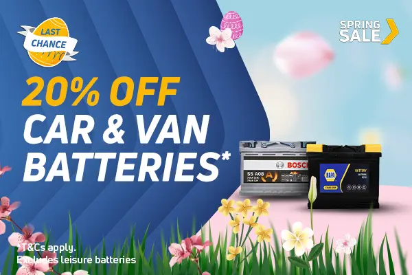 20% Off Batteries