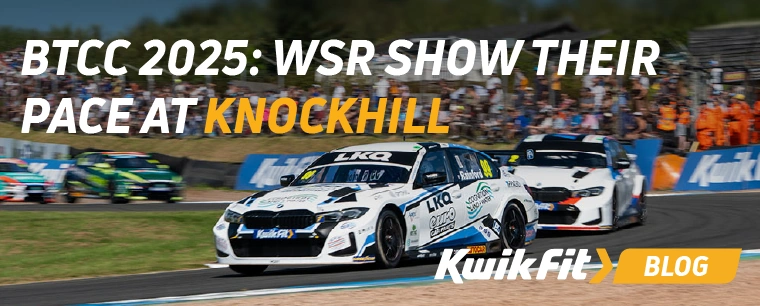 Charles Rainford in front at Knockhill