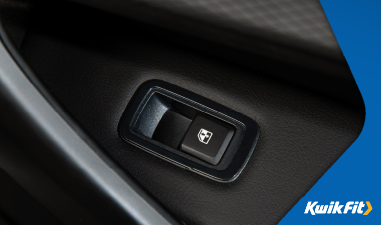 car window operation button